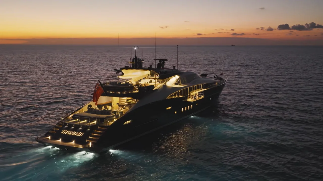 Billionaire built a 10,500HP carbon fiber superyacht so he can have his lunch and dinner in different places using the 'Concorde of the sea'