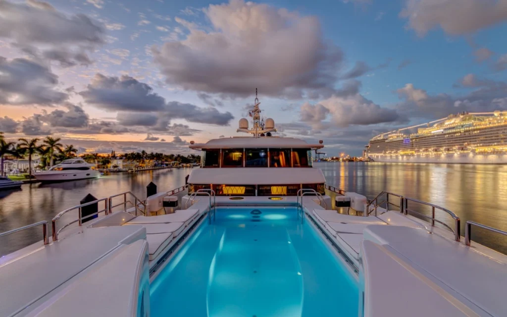 Billionaire built a 10,500HP carbon fiber superyacht so he can have his lunch and dinner in different places using the 'Concorde of the sea'