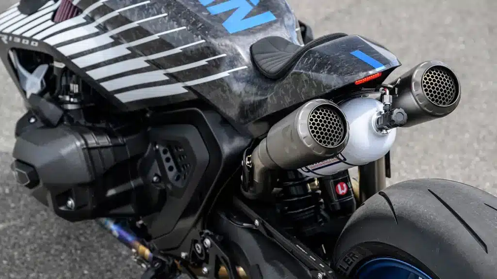 The new BMW Titan concept comes with an actual nitrous oxide canister.