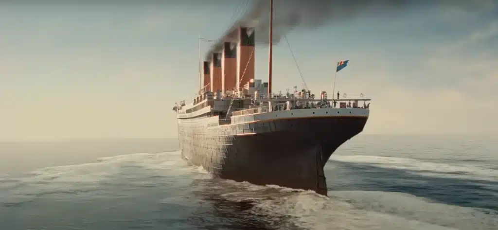 Lining the Titanic up with the current world's biggest cruise ships makes a staggering comparison