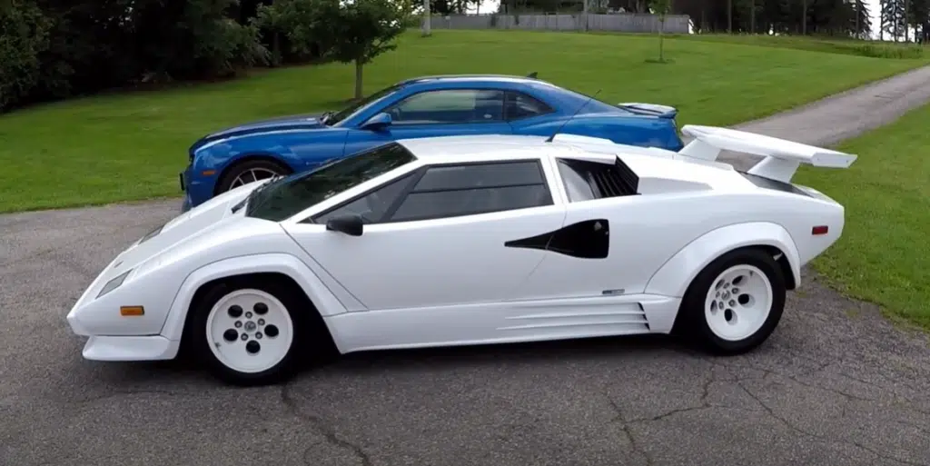 Todd's custom Lamborghini looks identical to the real thing. 