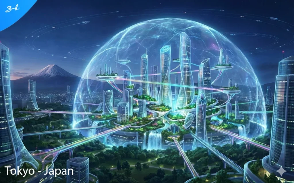 We asked AI to predict what the 20 most populated cities will look like in the year 5000, and this is the technological paradise it created