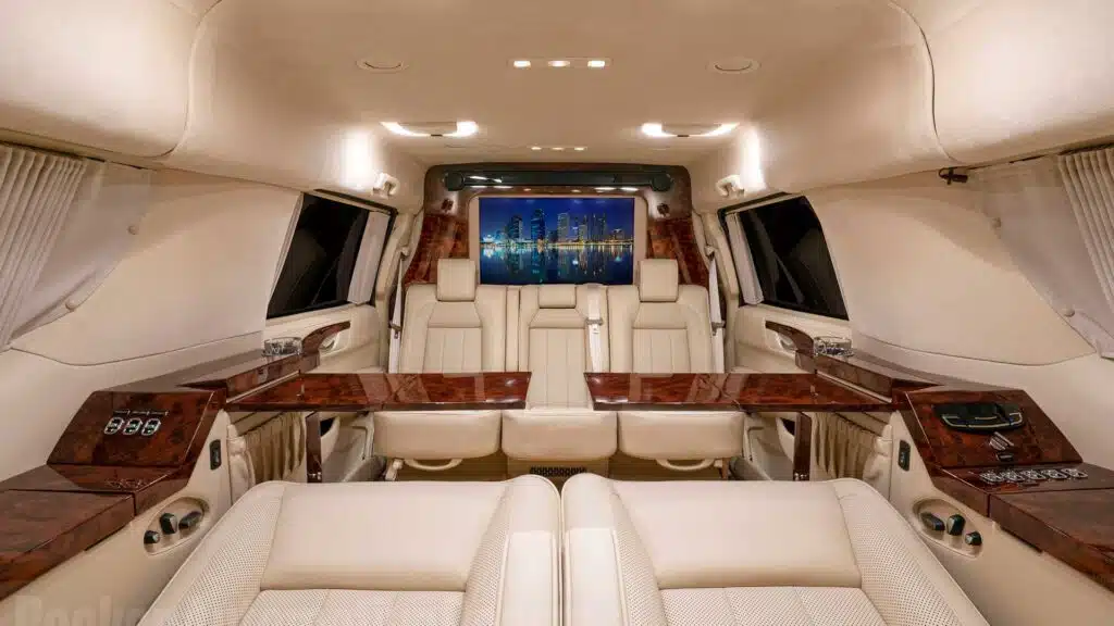 Tom Brady's car collection - custom made Cadillac Escalade interior