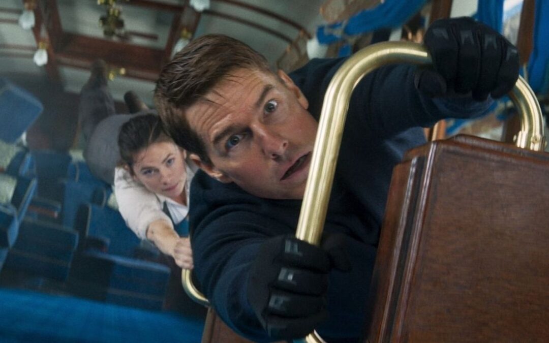Watch Tom Cruise throw a train off a cliff in the new Mission: Impossible movie