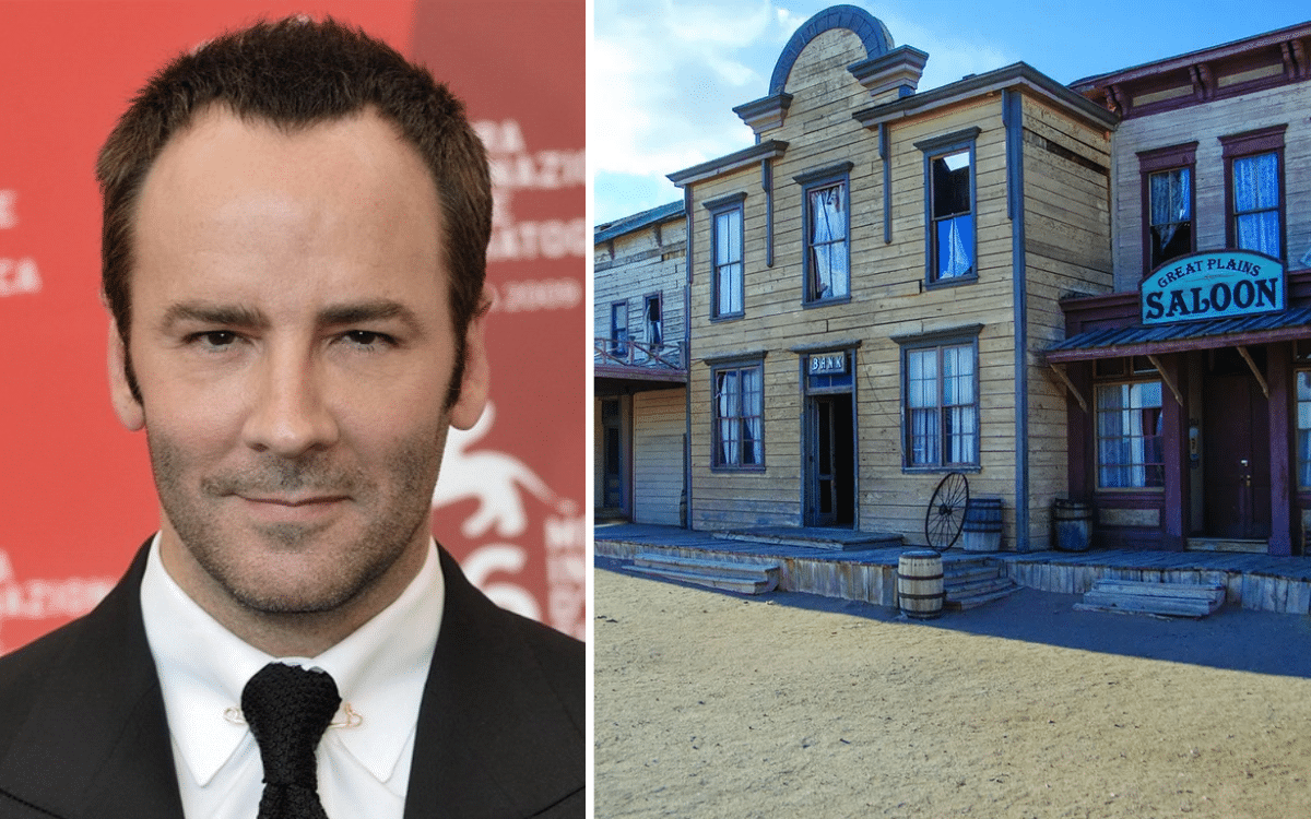 Tom Ford house contains a whole Western movie set