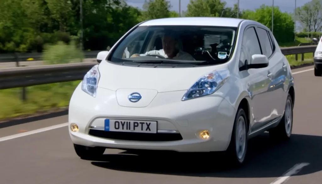 Jeremy Clarkson and James May driving two new electric cars in 2011 shows just how much has changed in 14 years