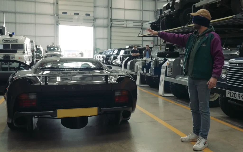 Former Top Gear Stig Ben Collins just hijacked a popular YouTuber and big cat enthusiast to reveal his new hypercar as a stunning Jaguar XJ220