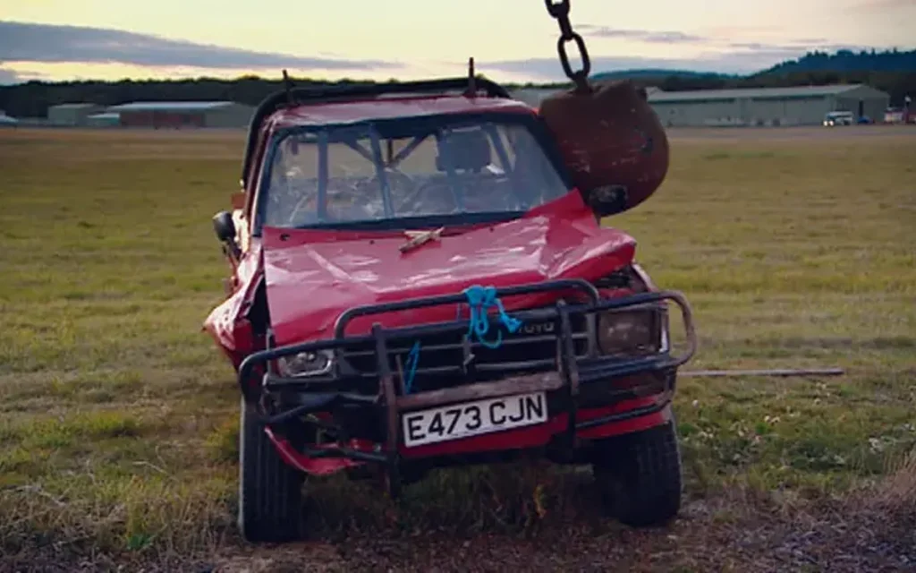Top Gear presenters Jeremy Clarkson and James May once tried to destroy a Toyota Hilux with fire, floods, and explosions, but the truck refused to die