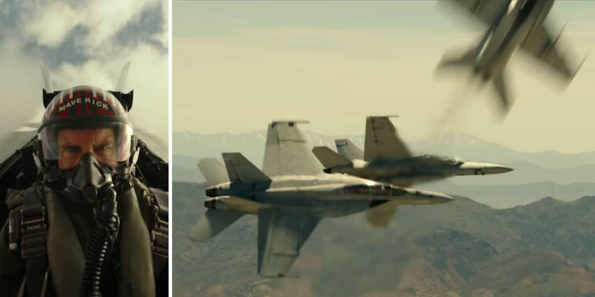 Tom Cruise in the trailer for Top Gun: Maverick
