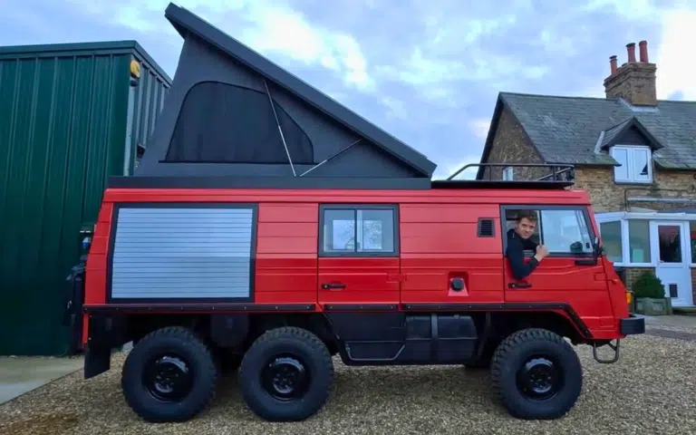 The 'world's biggest and toughest RV' is Big Red, but after the retired firetruck was converted last year, it has been put up for sale
