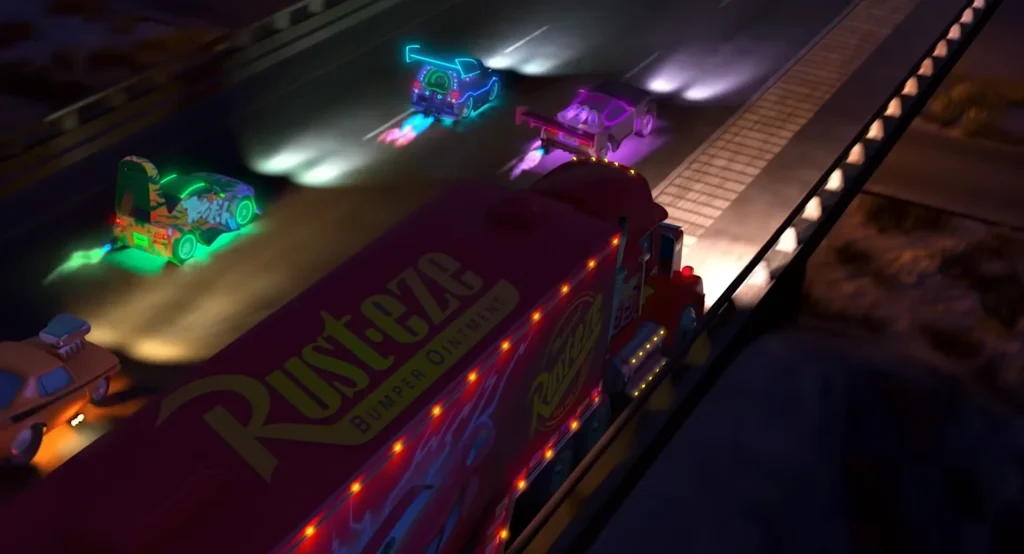 Toyota just recreated one of Cars' most iconic scenes in real life and it's absolutely wild to watch