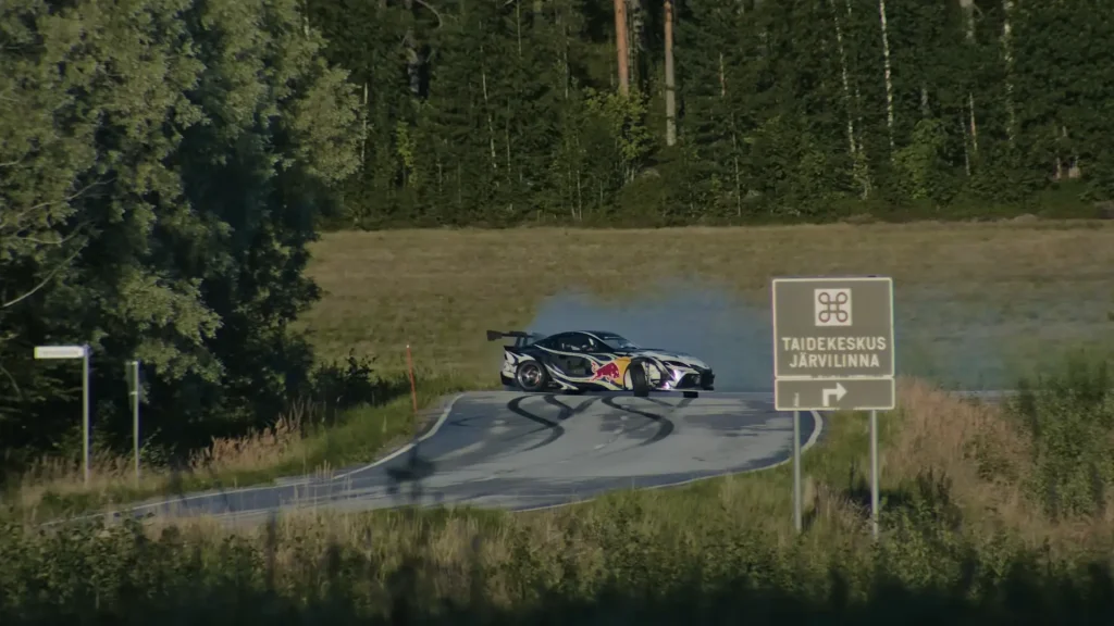 World Rally Champion Kalle Rovanperä fulfills years-long dream of returning to drift his Toyota GR Supra through the streets he grew up on