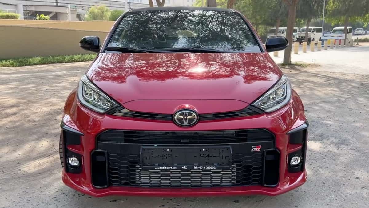Front bumper of the Toyota GR Yaris