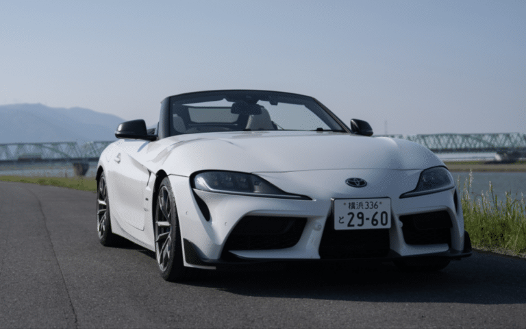 This convertible is a Toyota Supra that's also a BMW Z4 and it absolutely works