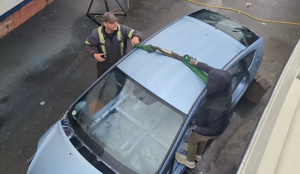 Canada couple try and get their 45ft Bayliner Bodega boat powered by a Toyota Prius to see if they can get it running for free