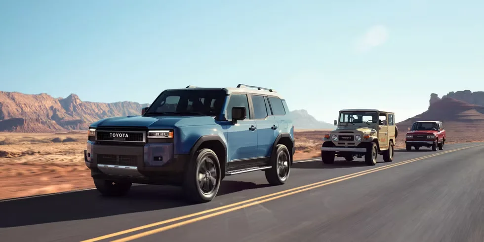 Two new EVs appear to be in line with the Toyota Land Cruiser and RAV4 ranges