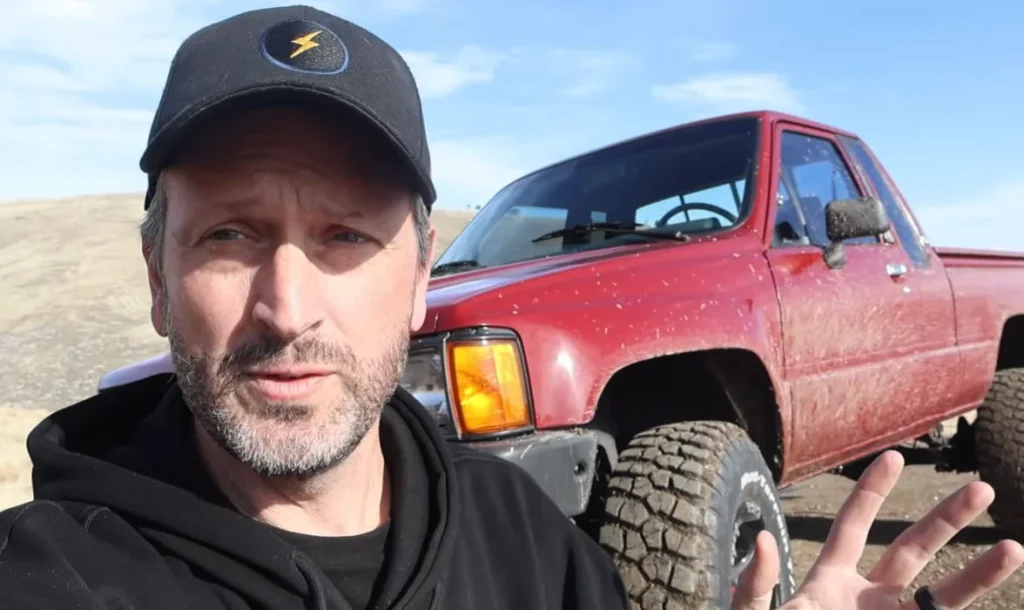 Utah man who converted his 1980s Toyota truck into an EV shares how much it all really cost