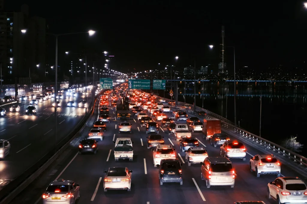 Using math can help to reduce traffic jams and this is what you need to do when you're in one, including not changing lanes