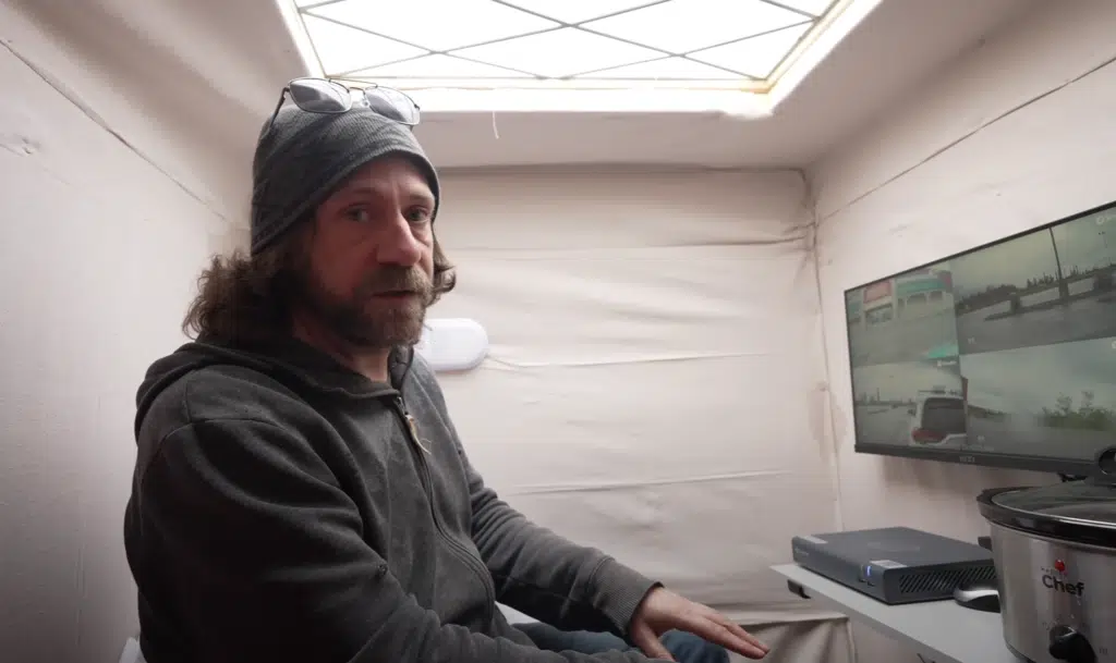 This might be the stealthiest camper ever built, a camper trailer designed for off-grid camping and built to function as a completely hidden RV in plain sight
