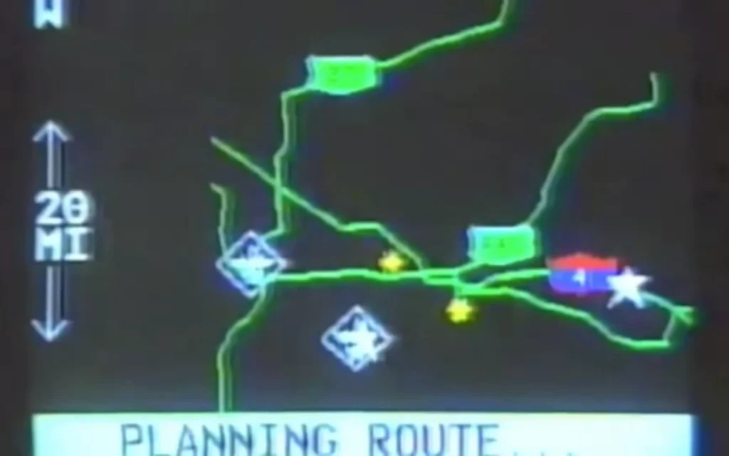 Footage from 1991 shows tech experiment from Florida could talk you through traffic decades before our modern GPS systems