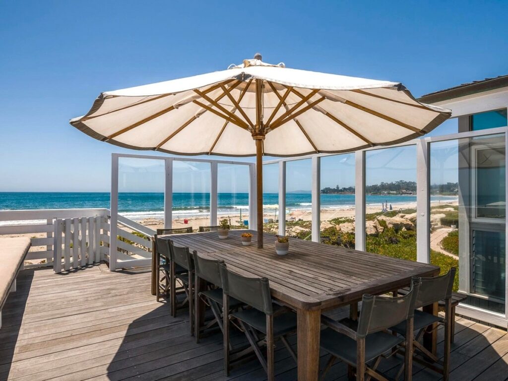 Travis Barker and Kourtney Kardashian's beachfront home