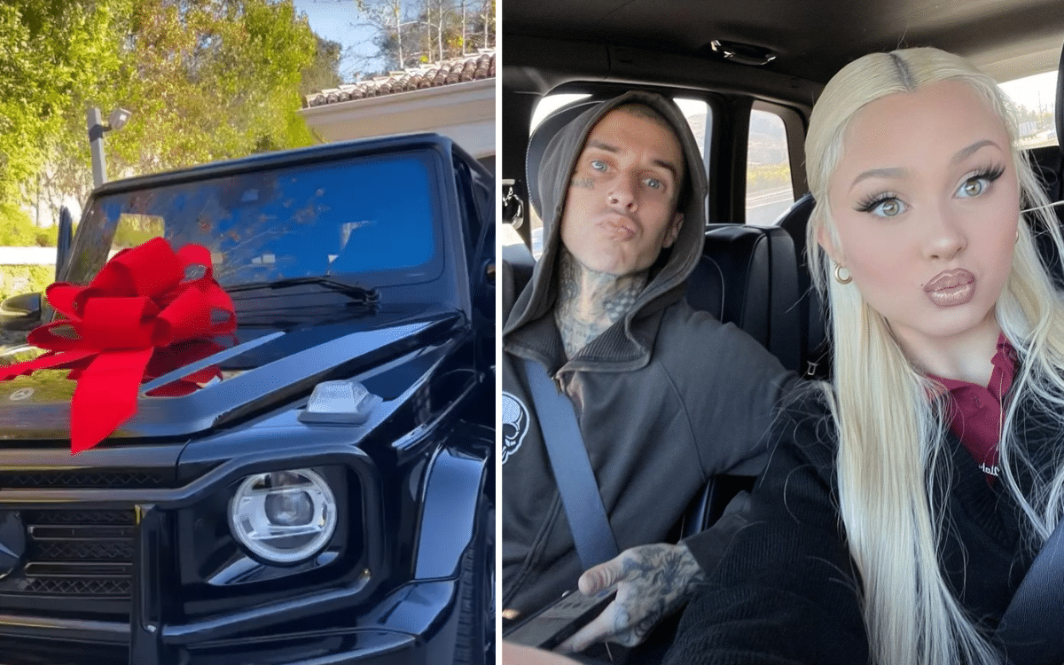 Travis Barker buys kids $140000 cars each for Christmas