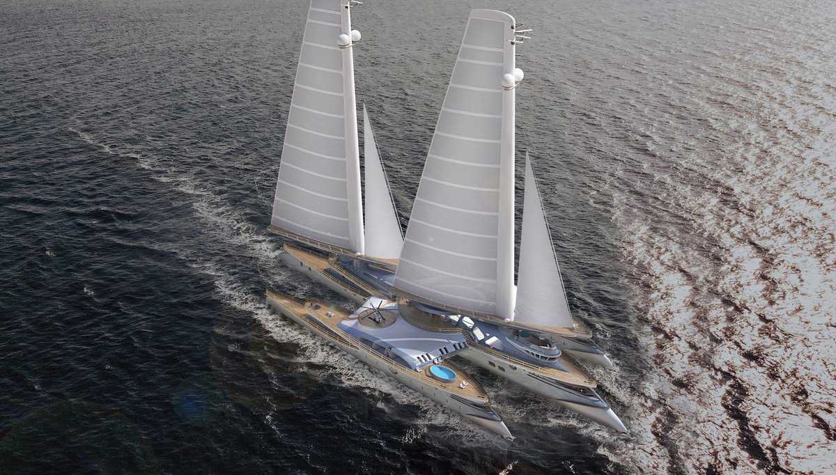 Trident concept yacht has 6 decks