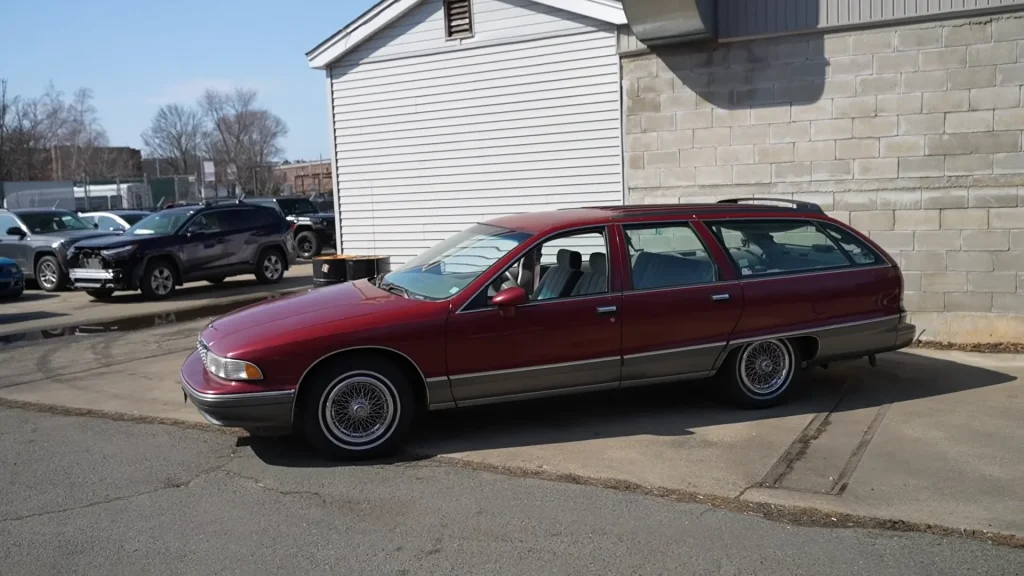 US man fixes up his grandpas 1995 Chevy Caprice wagon and modifies it to make it look as cool as possible