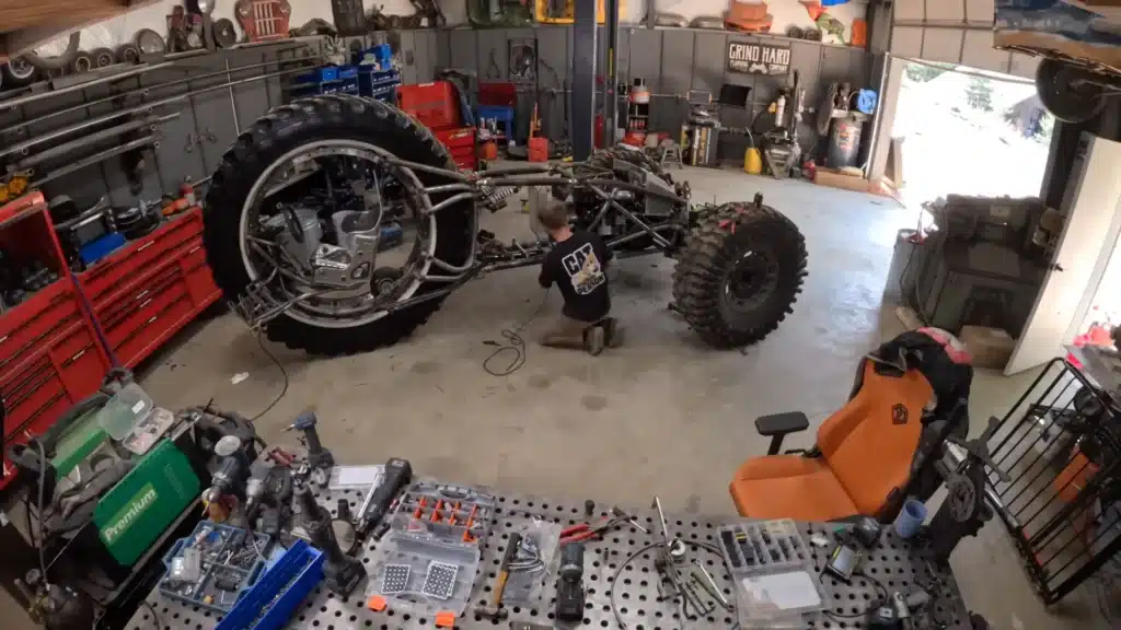 The coolest thing on the internet is a monster truck trike that's just been driven for the first time