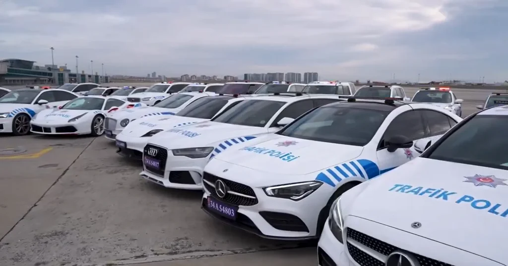 Turkish police turned 23 seized exotic supercars worth $3.5M into the most luxury fleet of cop cars