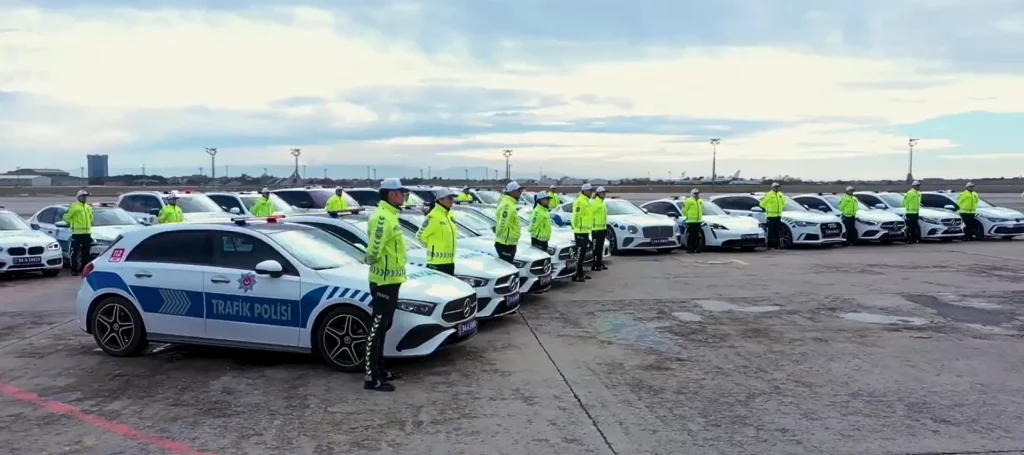Turkish police turned 23 seized exotic supercars worth $3.5M into the most luxury fleet of cop cars