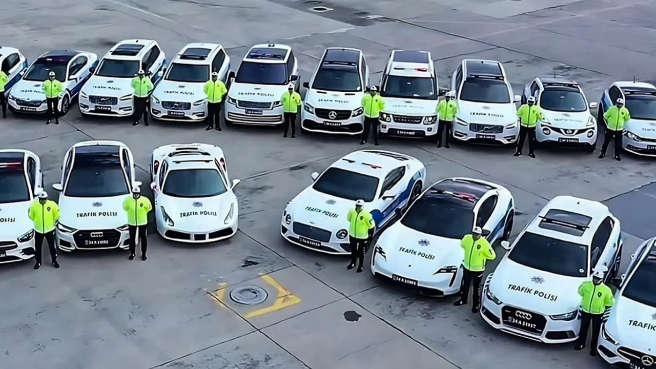 Turkish police turned 23 seized exotic supercars worth $3.5M into the most luxury fleet of cop cars