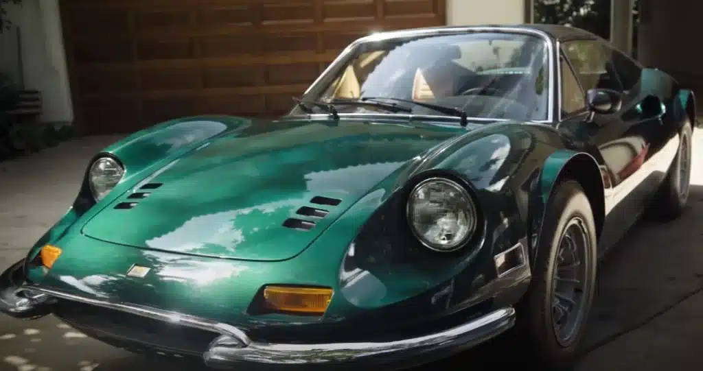 Two kids playing outside their Los Angeles home accidentally found a buried Ferrari Dino 246 GTS in their backyard