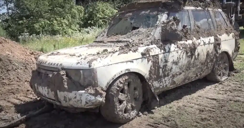 Two kids playing outside their Los Angeles home accidentally found a buried Ferrari Dino 246 GTS in their backyard