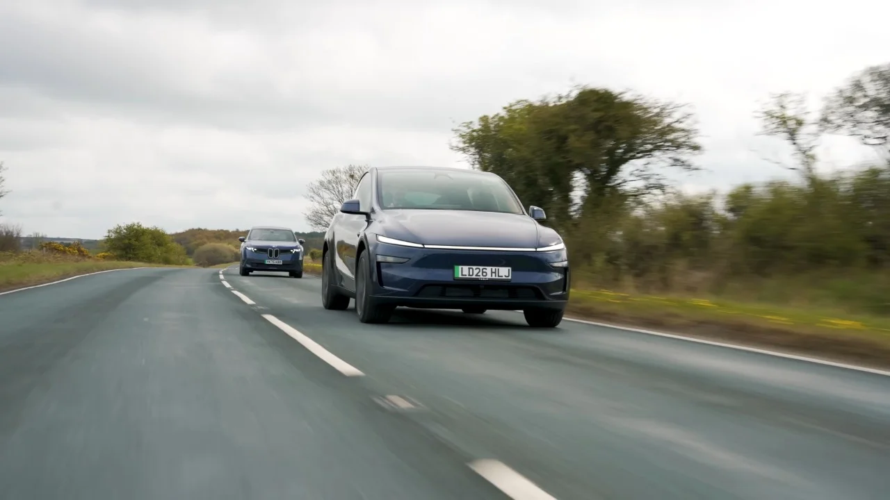 Men take BMW iX3 and Tesla Model Y on a 600-mile road trip to see if the new EV can knock Tesla off its perch
