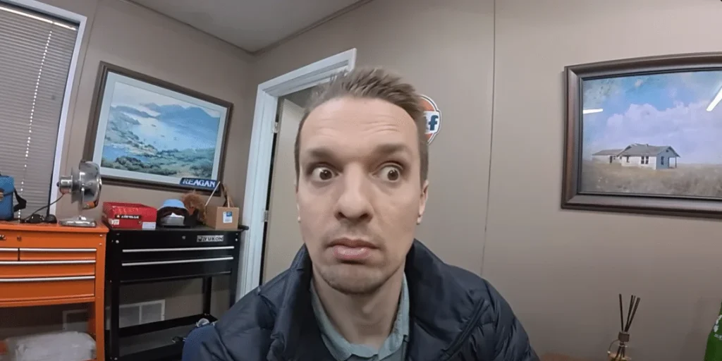 The repair bill of the Audi R8 left Tyler Hoover with this reaction