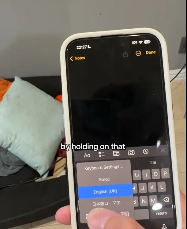 Former Apple employee shares 'life-changing' iPhone keyboard hack which makes it much easier to text with one hand