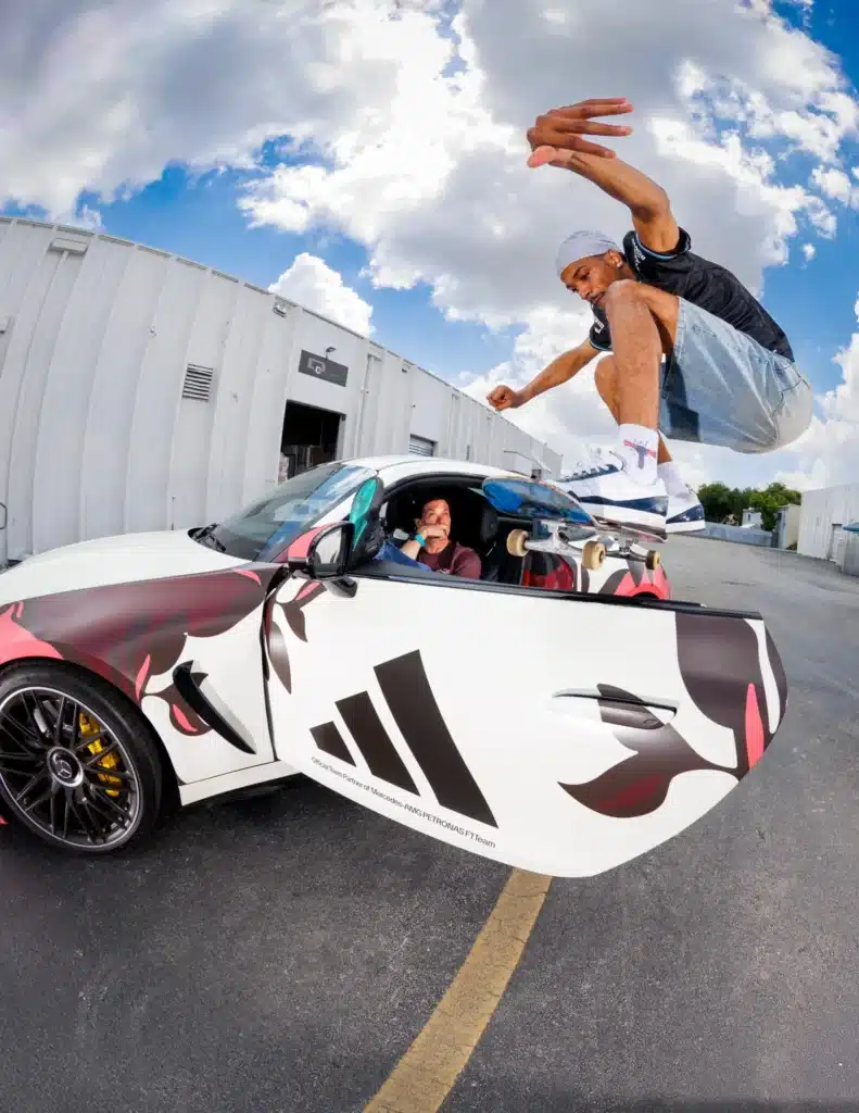 An F1 boss and skateboard pro shook up Miami with one wild trick