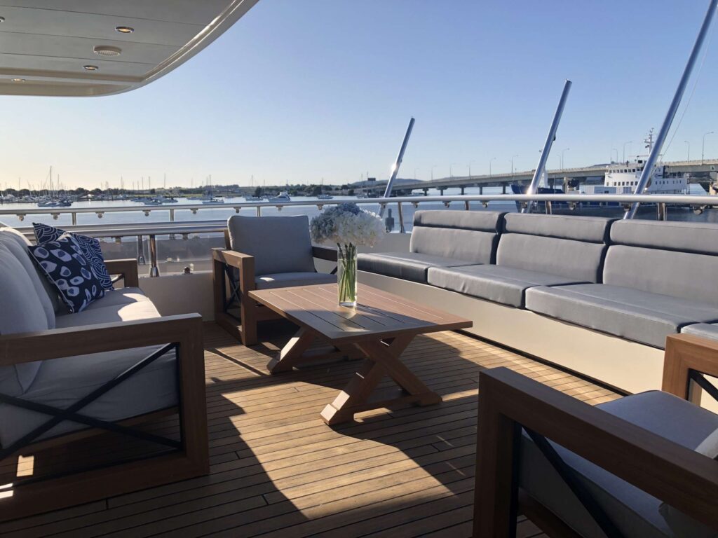 Tyson Fury iRama yacht, deck