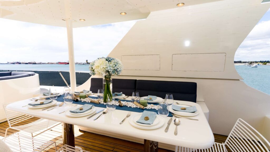 Tyson Fury iRama yacht, deck