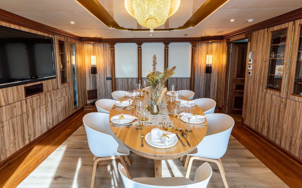 Tyson Fury yacht interior