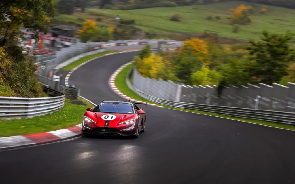 The BYD $250,000 Yangwang U9 Xtreme just became the first electric production car to lap the Nürburgring in under seven minutes
