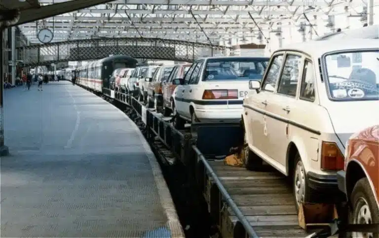 UK British Rail service Motorail