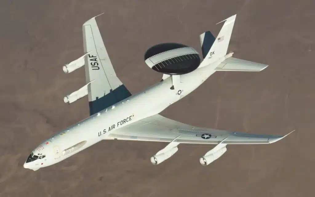 US Air Force's plane Boeing 707 Boeing E-3 Sentry Davis-Monthan Air Force Base The Boneyard