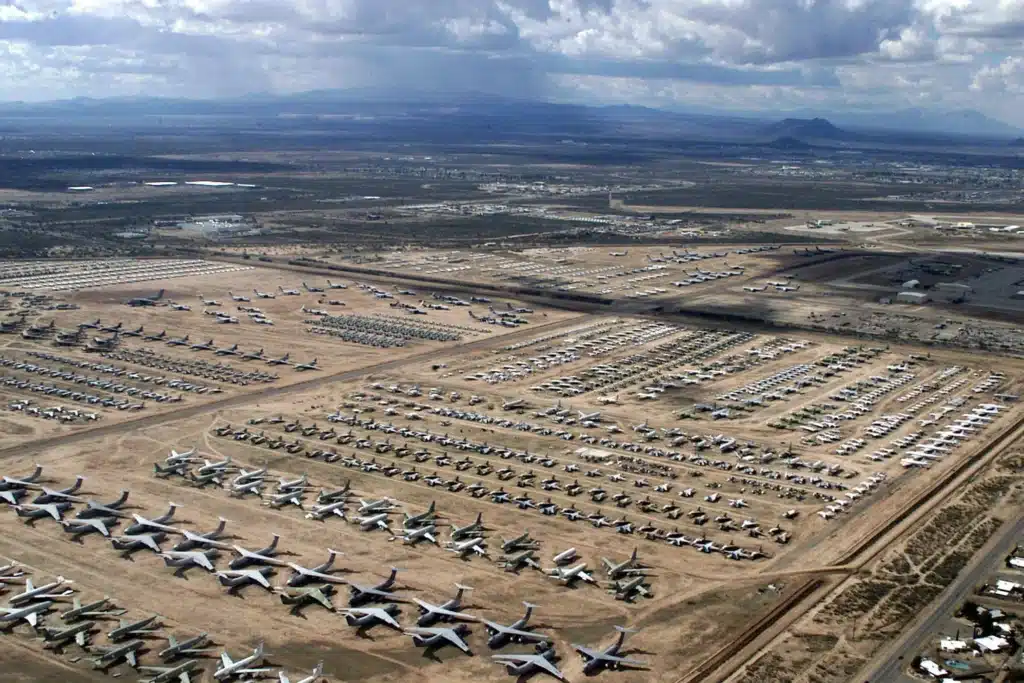 Boeing E-3 Sentry The Boneyard Davis-Monthan Air Force Base Boeing 707 U.S. Air Force's plane