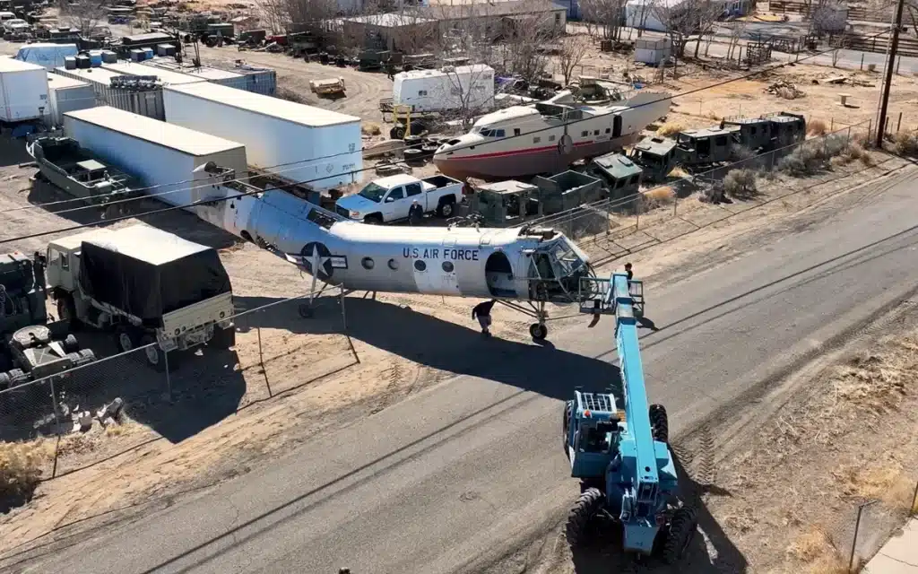 Utah man finds US Flying Banana Helicopter