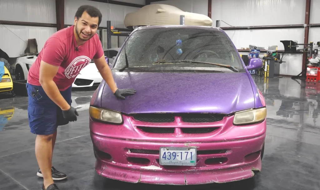 US YouTuber Tavarish bought the infamous Pimp My Ride van, the Chrysler Voyager that featured in the show, and the inspection revealed something strange