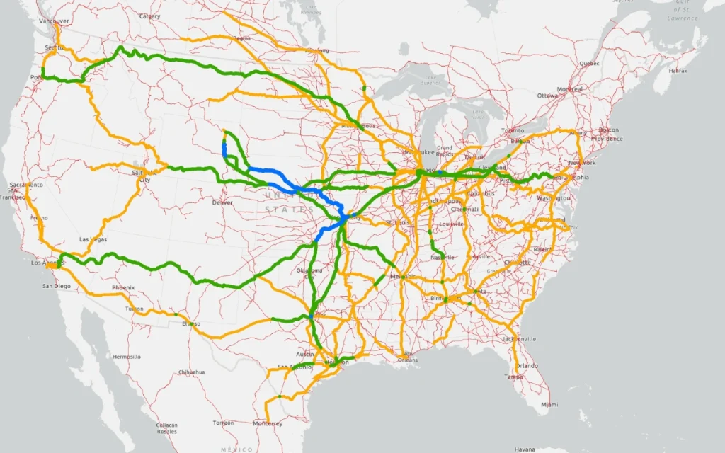 The limited railroads in the US, especially compared to Europe’s sleek high-speed trains, have become an online punchline.