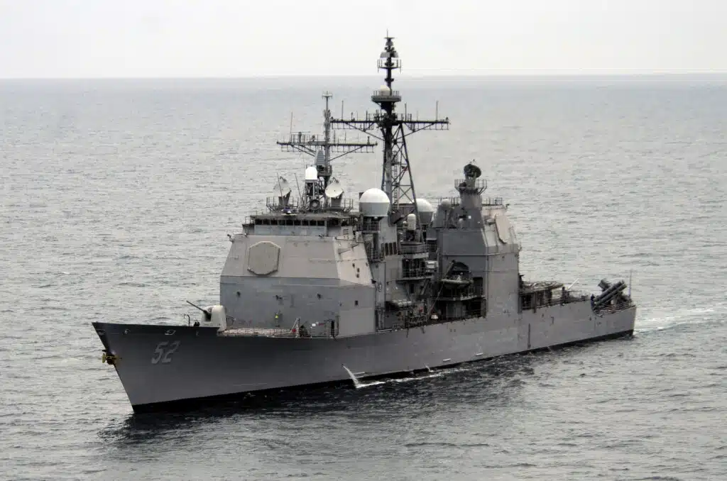The USS Bunker Hill was deployed as part of the US Navy deployment to the Far East in November 2022.