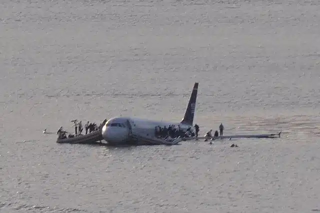 After an Airbus A320’s engines were killed by geese, pilots landed on the Hudson and saved 155 people